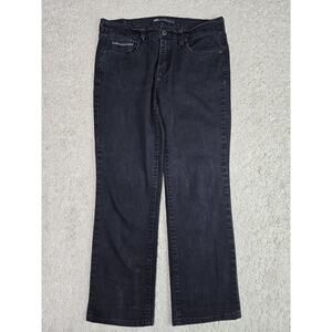 Levi's 505 Straight Leg Jeans 10S Women's Black 30x30